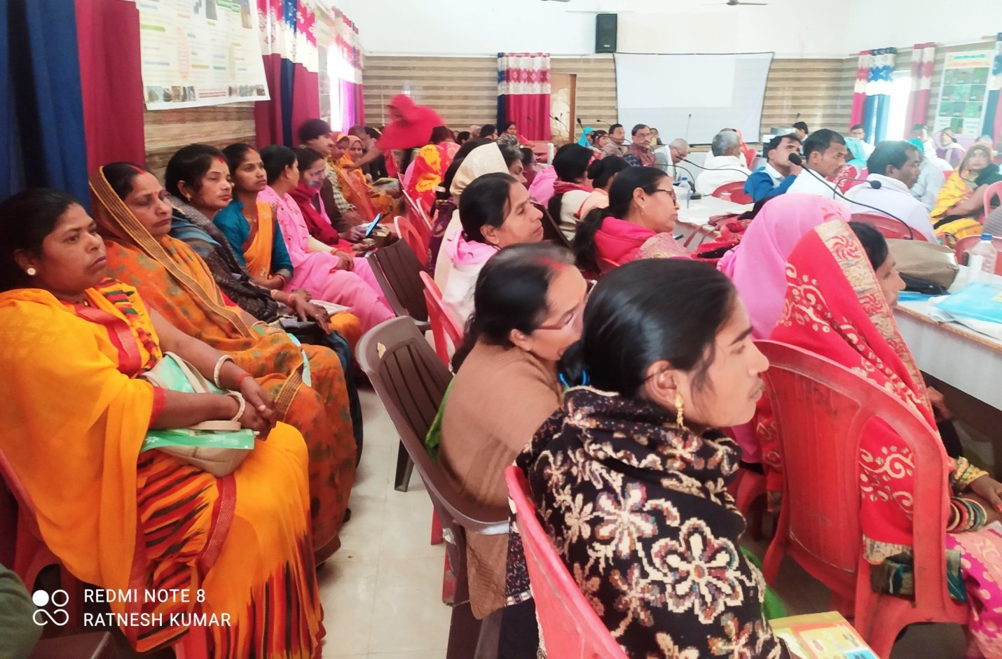Dignitary addressing the GKMS awareness programme