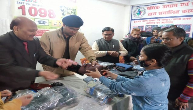 Sponsorship Program — distribution of winter clothing to children